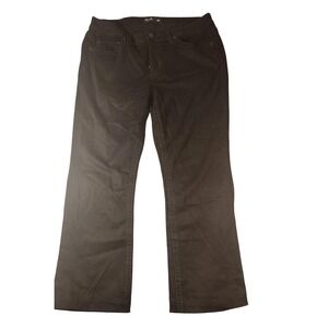 Miss Me Jeans Womens 34 Black Mid Rise Bootcut Rhinestone Embroidered Pockets